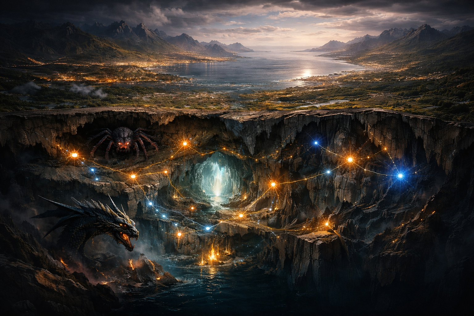 World vision artwork for The World Beneath game